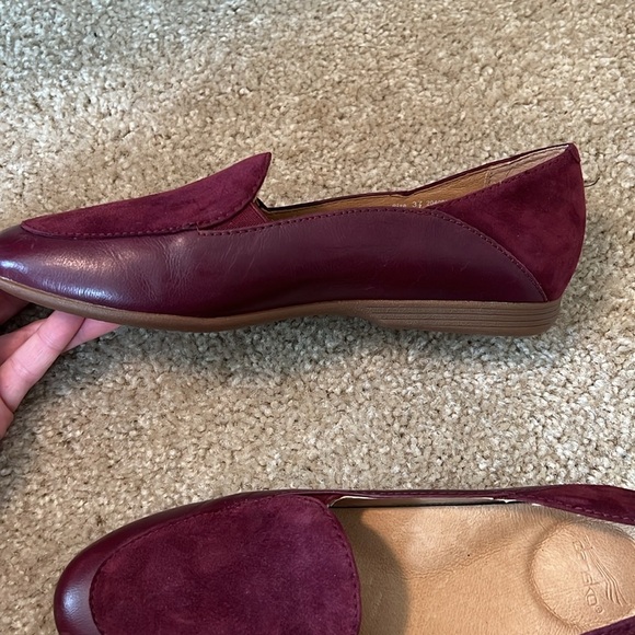 Dansko lace wine glazed leather red leather round toe size 37 - Picture 6 of 9